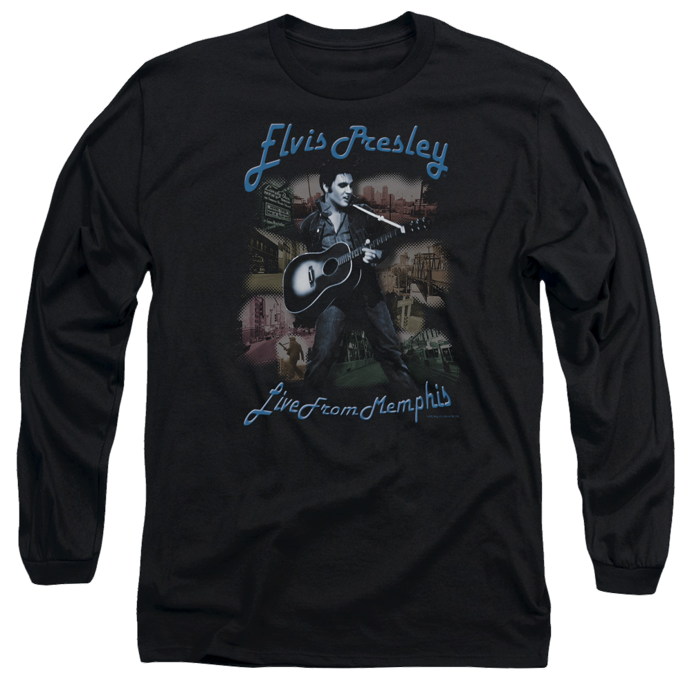Elvis Presley Memphis - Men's Long Sleeve T-Shirt Men's Long Sleeve T-Shirt Elvis Presley