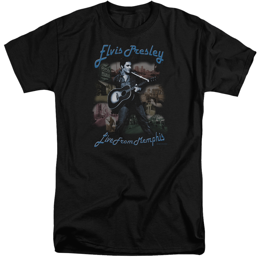 Elvis Presley Memphis - Men's Tall Fit T-Shirt Men's Tall Fit T-Shirt Elvis Presley