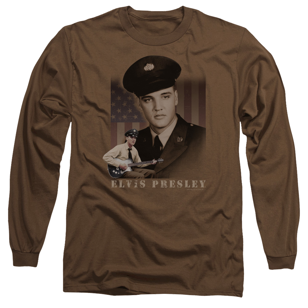 Elvis Presley Gi Elvis - Men's Long Sleeve T-Shirt Men's Long Sleeve T-Shirt Elvis Presley