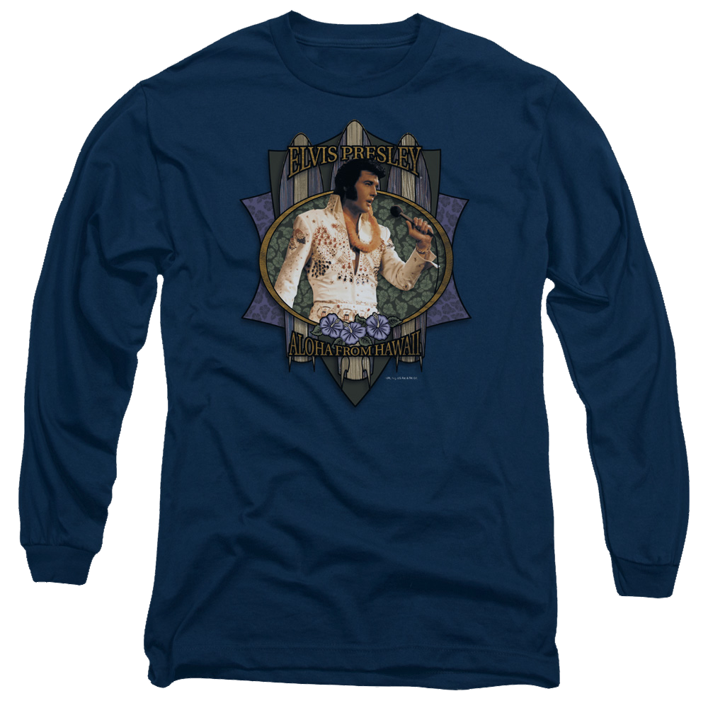 Elvis Presley Aloha From Hawaii - Men's Long Sleeve T-Shirt Men's Long Sleeve T-Shirt Elvis Presley