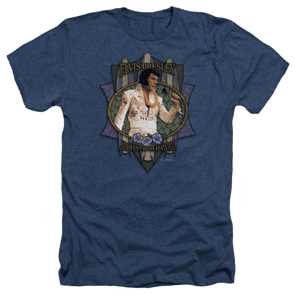 Elvis Presley Aloha From Hawaii - Men's Heather T-Shirt Men's Heather T-Shirt Elvis Presley