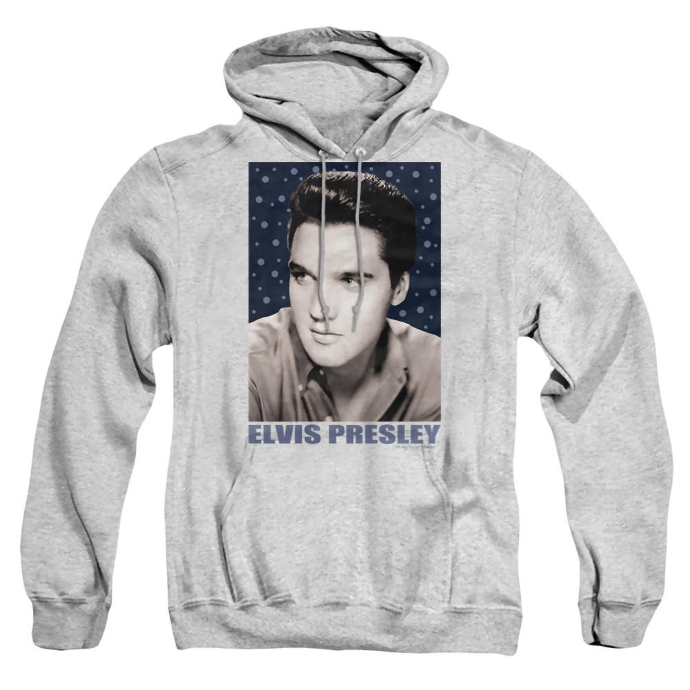 Elvis Presley Blue Sparkle - Pullover Hoodie Pullover Hoodie Elvis Presley
