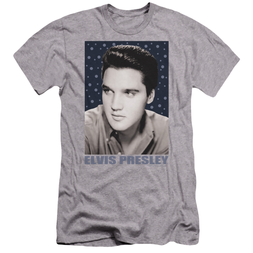 Elvis Presley Blue Sparkle - Men's Premium Slim Fit T-Shirt Men's Premium Slim Fit T-Shirt Elvis Presley