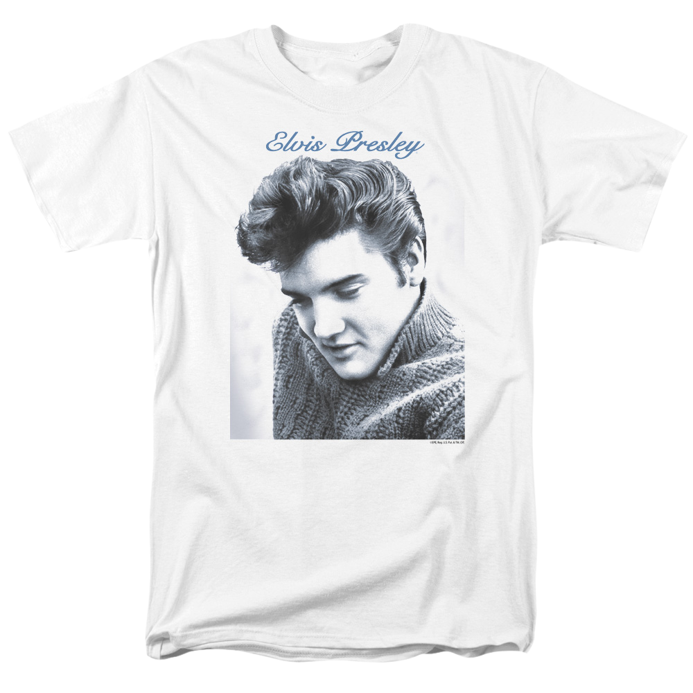 Elvis Presley Script Sweater - Men's Regular Fit T-Shirt Men's Regular Fit T-Shirt Elvis Presley