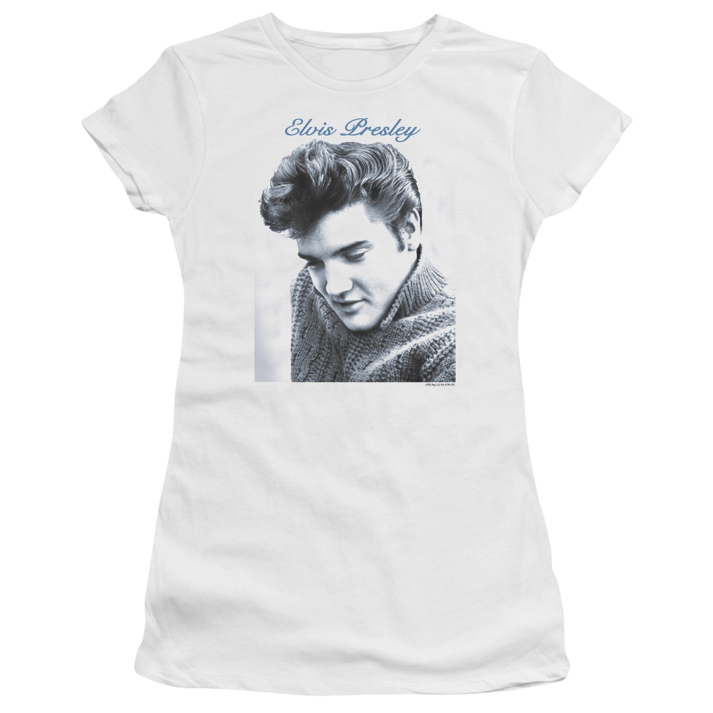 Elvis Presley Script Sweater - Juniors T-Shirt Juniors T-Shirt Elvis Presley