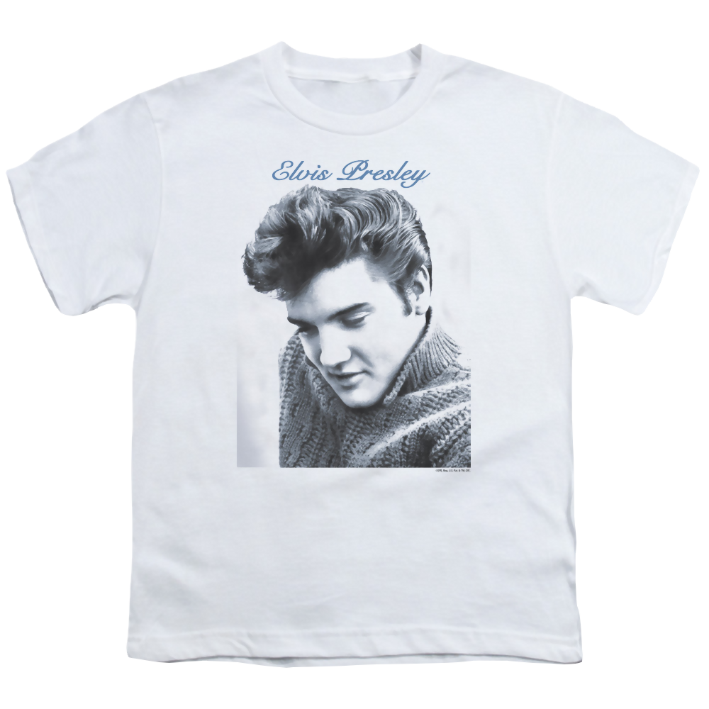 Elvis Presley Script Sweater - Youth T-Shirt (Ages 8-12) Youth T-Shirt (Ages 8-12) Elvis Presley