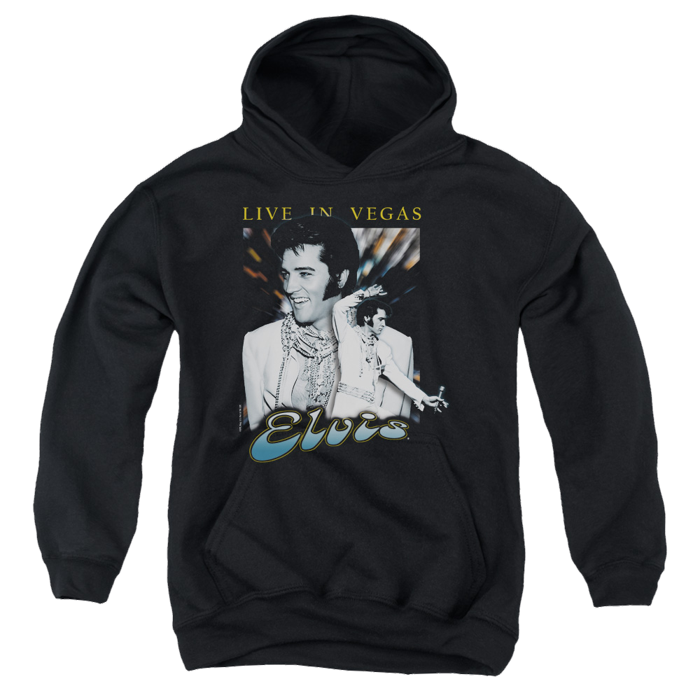 Elvis Presley Live In Vegas - Youth Hoodie (Ages 8-12) Youth Hoodie (Ages 8-12) Elvis Presley