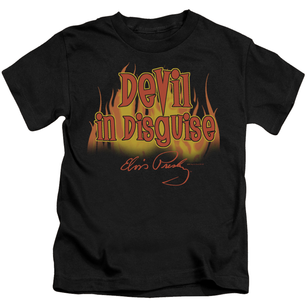 Elvis Presley Devil In Disguise - Kid's T-Shirt (Ages 4-7) Kid's T-Shirt (Ages 4-7) Elvis Presley