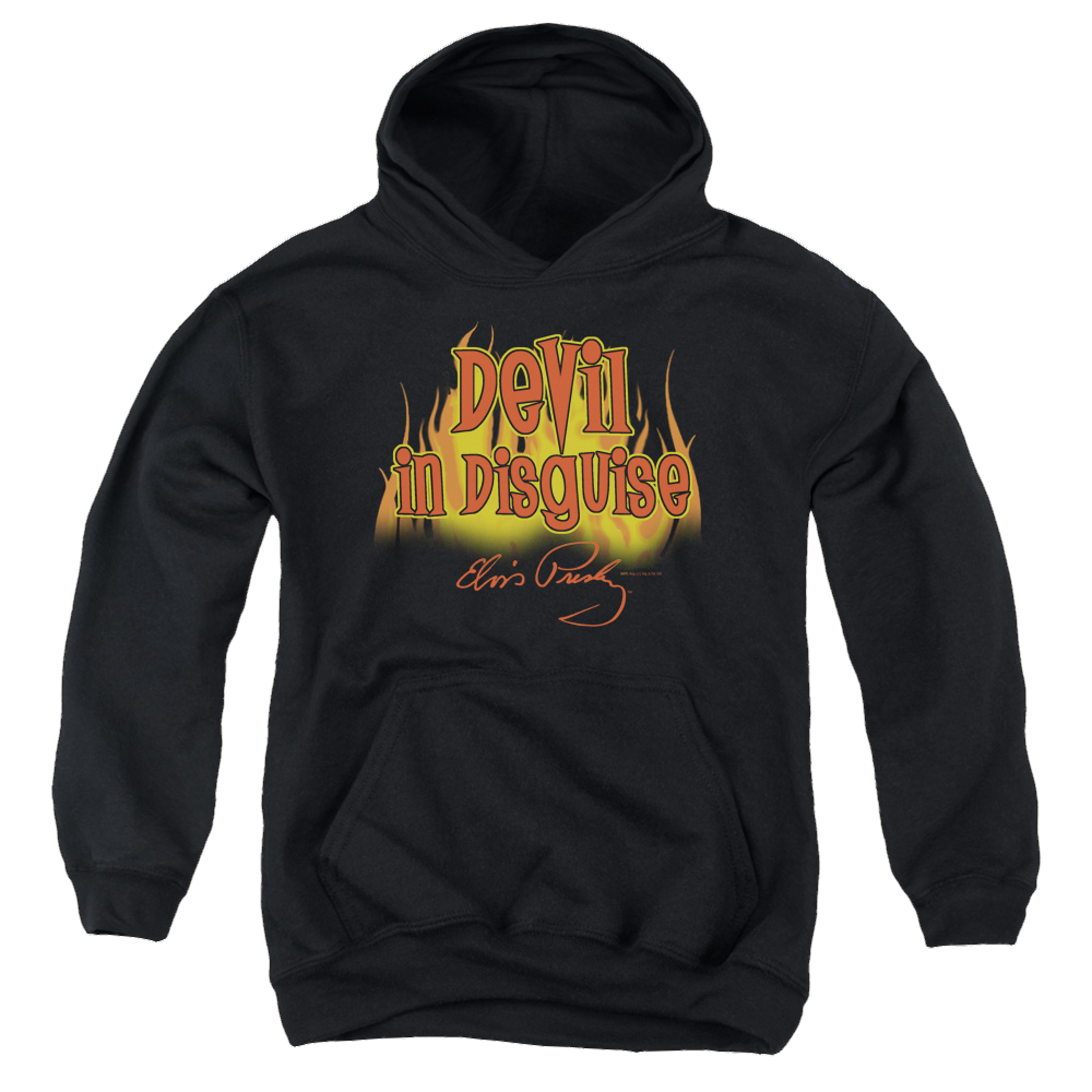 Elvis Presley Devil In Disguise - Youth Hoodie (Ages 8-12) Youth Hoodie (Ages 8-12) Elvis Presley