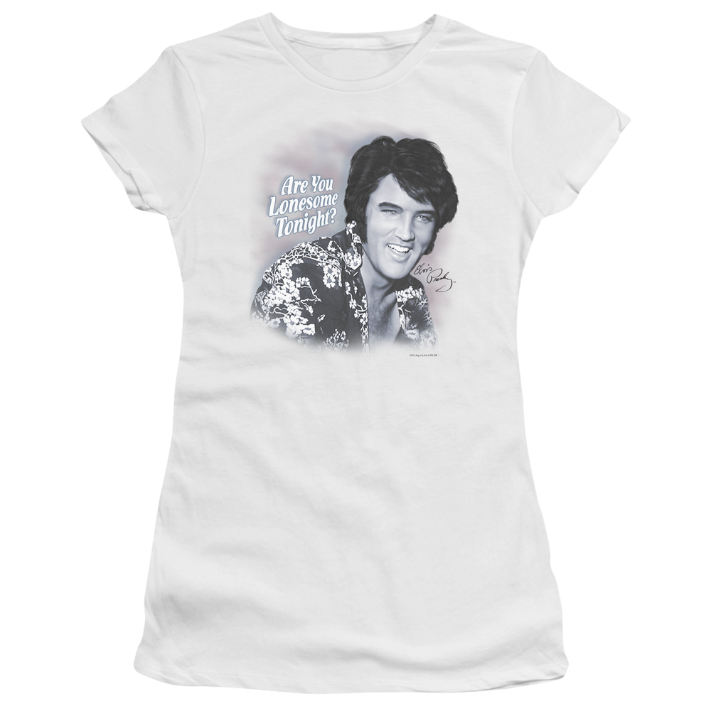 Elvis Presley Lonesome Tonight - Juniors T-Shirt Juniors T-Shirt Elvis Presley