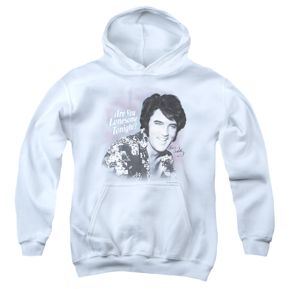 Elvis Presley Lonesome Tonight - Youth Hoodie (Ages 8-12) Youth Hoodie (Ages 8-12) Elvis Presley