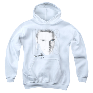 Elvis Presley Blue Eyes - Youth Hoodie (Ages 8-12) Youth Hoodie (Ages 8-12) Elvis Presley