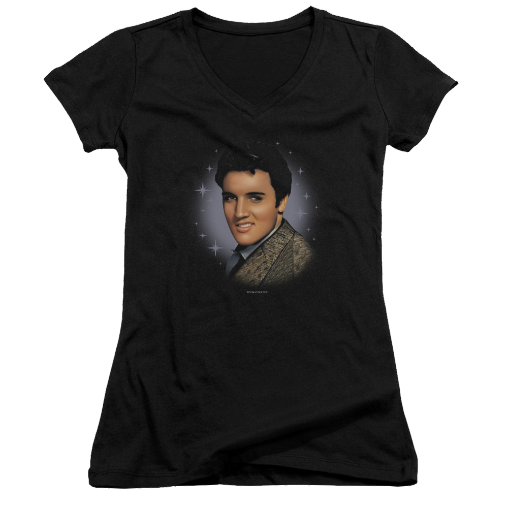 Elvis Presley Starlite - Juniors V-Neck T-Shirt Juniors V-Neck T-Shirt Elvis Presley