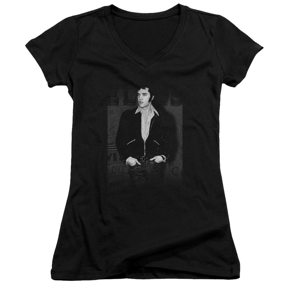 Elvis Presley Just Cool - Juniors V-Neck T-Shirt Juniors V-Neck T-Shirt Elvis Presley