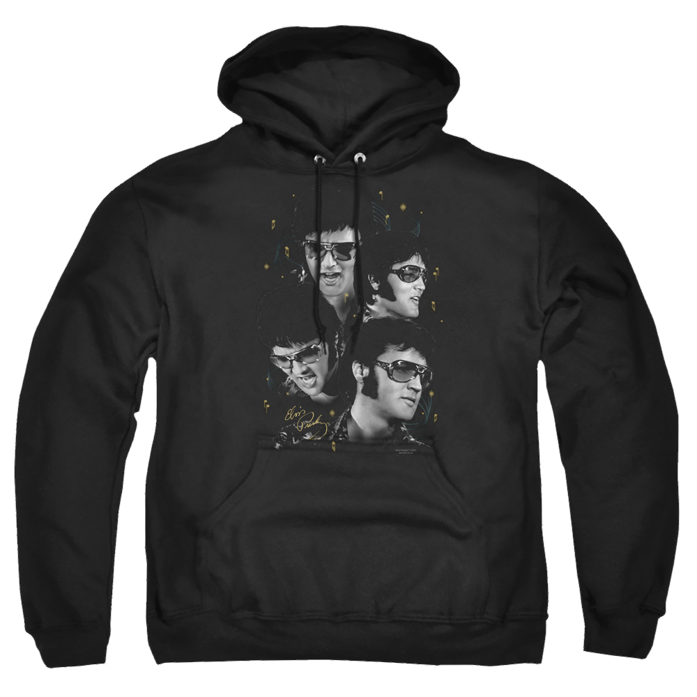 Elvis Presley Faces - Pullover Hoodie Pullover Hoodie Elvis Presley