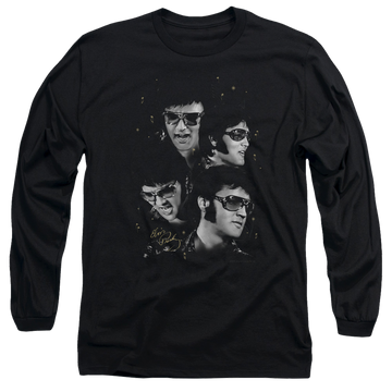 Elvis Presley Faces - Men's Long Sleeve T-Shirt Men's Long Sleeve T-Shirt Elvis Presley