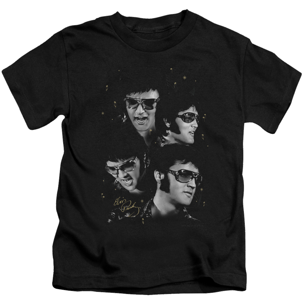 Elvis Presley Faces - Kid's T-Shirt (Ages 4-7) Kid's T-Shirt (Ages 4-7) Elvis Presley