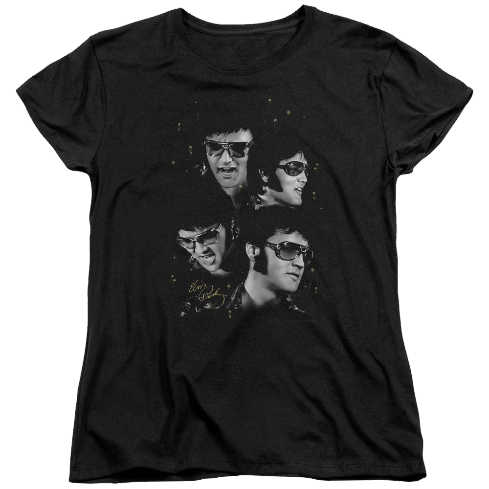 Elvis Presley Faces - Women's T-Shirt Women's T-Shirt Elvis Presley