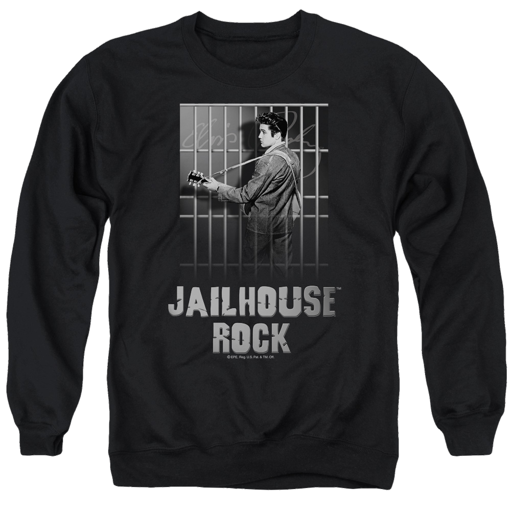 Elvis Presley Jailhouse Rock - Men's Crewneck Sweatshirt Men's Crewneck Sweatshirt Elvis Presley