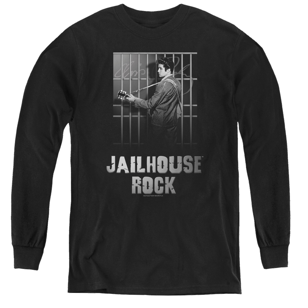 Elvis Presley Jailhouse Rock - Youth Long Sleeve T-Shirt Youth Long Sleeve T-Shirt Elvis Presley