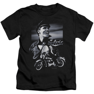Elvis Presley Motorcycle - Kid's T-Shirt (Ages 4-7) Kid's T-Shirt (Ages 4-7) Elvis Presley