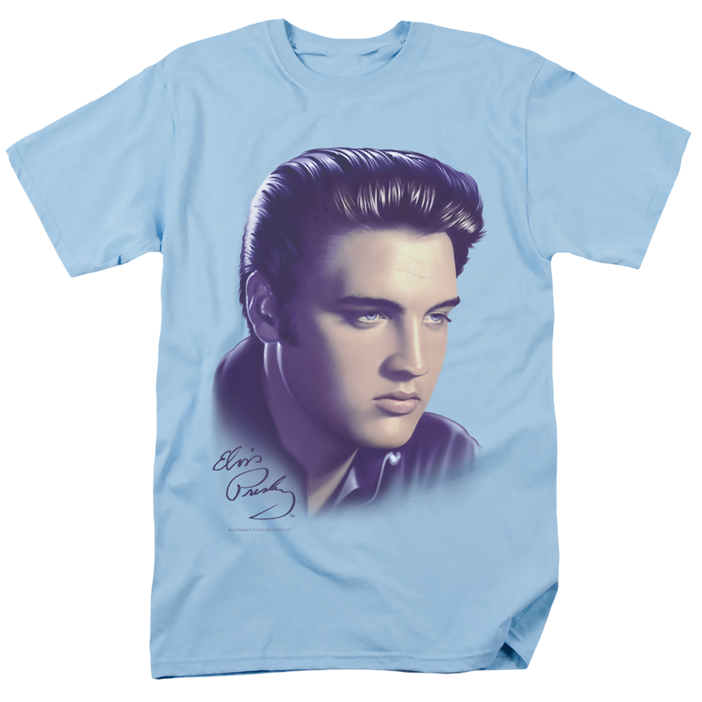 Elvis Presley Big Portrait - Men's Regular Fit T-Shirt Men's Regular Fit T-Shirt Elvis Presley