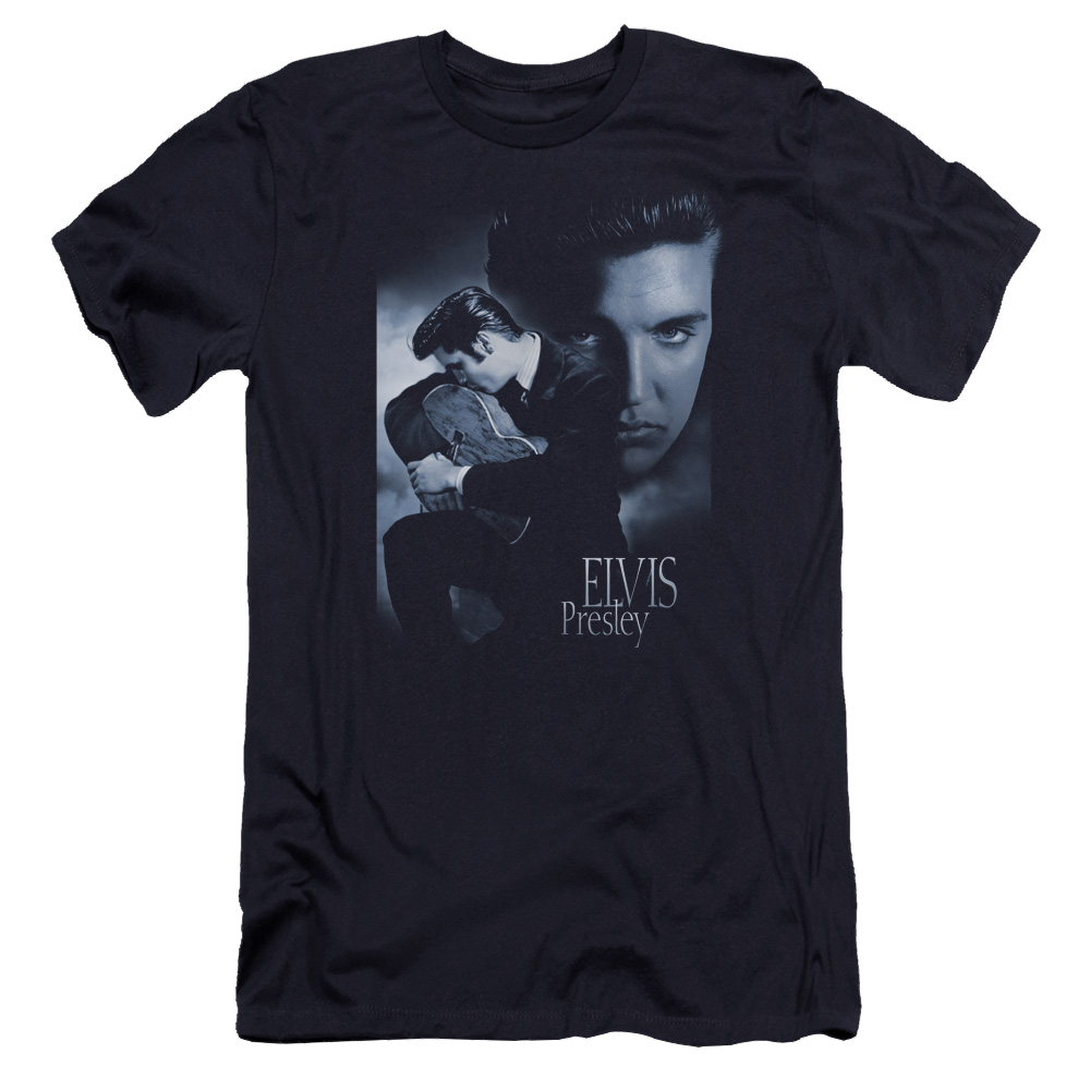 Elvis Presley Reverent - Men's Premium Slim Fit T-Shirt Men's Premium Slim Fit T-Shirt Elvis Presley