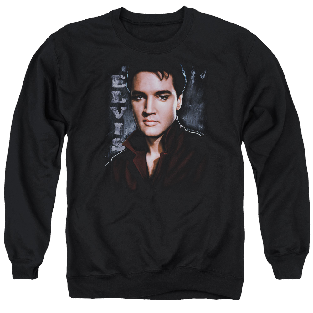 Elvis Presley Tough - Men's Crewneck Sweatshirt Men's Crewneck Sweatshirt Elvis Presley