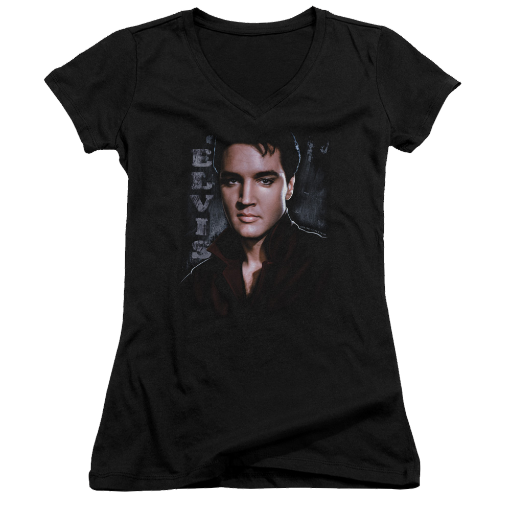 Elvis Presley Tough - Juniors V-Neck T-Shirt Juniors V-Neck T-Shirt Elvis Presley