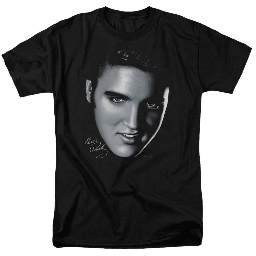 Elvis Presley Big Face - Men's Regular Fit T-Shirt Men's Regular Fit T-Shirt Elvis Presley