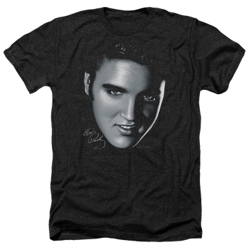 Elvis Presley Big Face - Men's Heather T-Shirt Men's Heather T-Shirt Elvis Presley