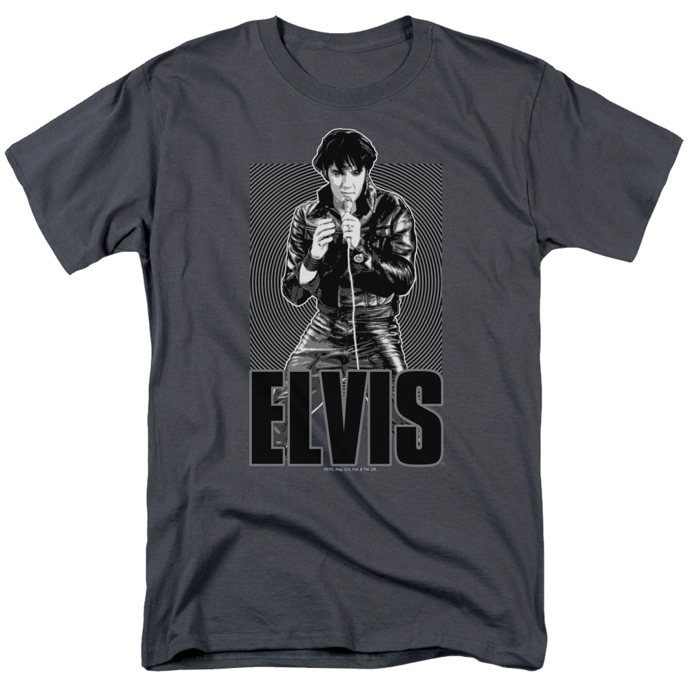 Elvis Presley Leather - Men's Regular Fit T-Shirt Men's Regular Fit T-Shirt Elvis Presley