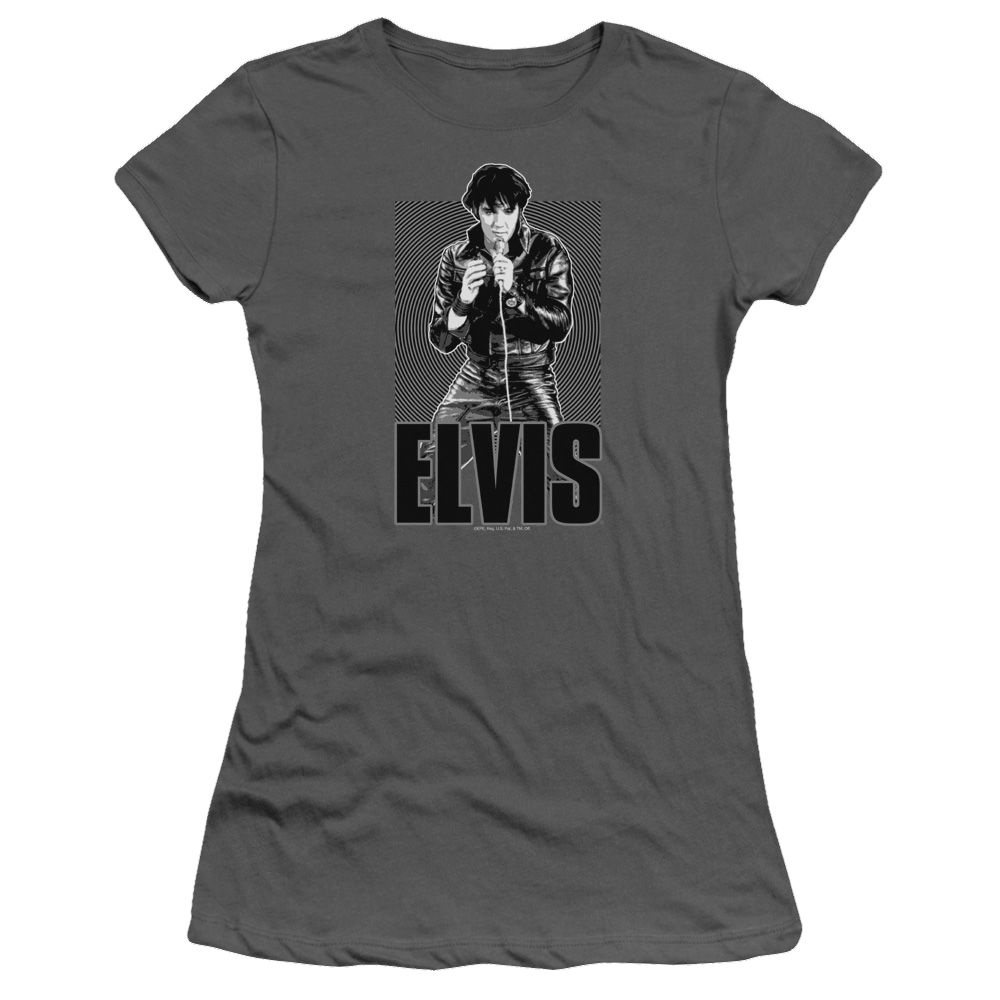 Elvis Presley Leather - Juniors T-Shirt Juniors T-Shirt Elvis Presley