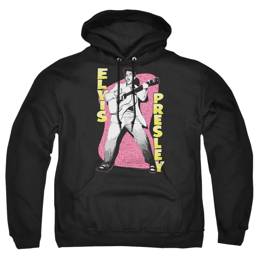 Elvis Presley Pink Rock - Pullover Hoodie Pullover Hoodie Elvis Presley