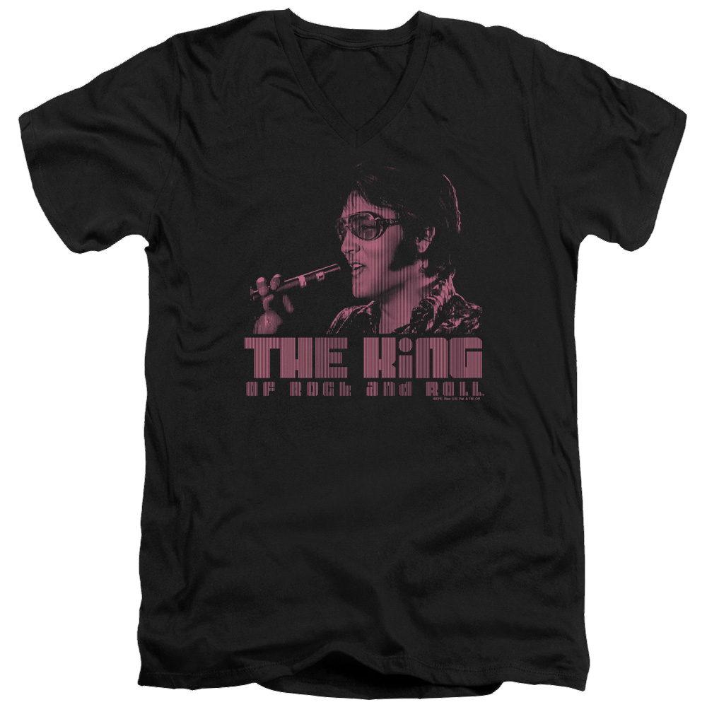 Elvis Presley The King - Men's V-Neck T-Shirt Men's V-Neck T-Shirt Elvis Presley