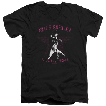 Elvis Presley Viva Las Vegas Star - Men's V-Neck T-Shirt Men's V-Neck T-Shirt Elvis Presley