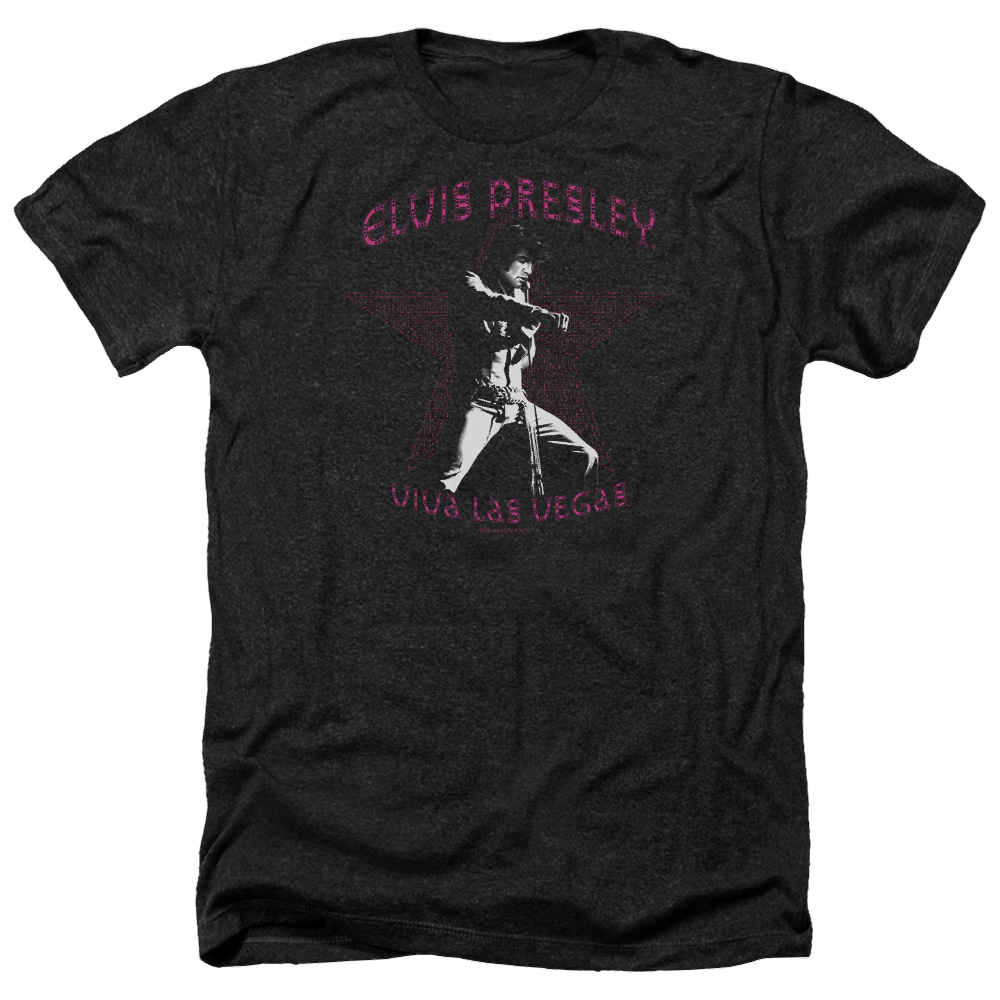 Elvis Presley Viva Las Vegas Star - Men's Heather T-Shirt Men's Heather T-Shirt Elvis Presley