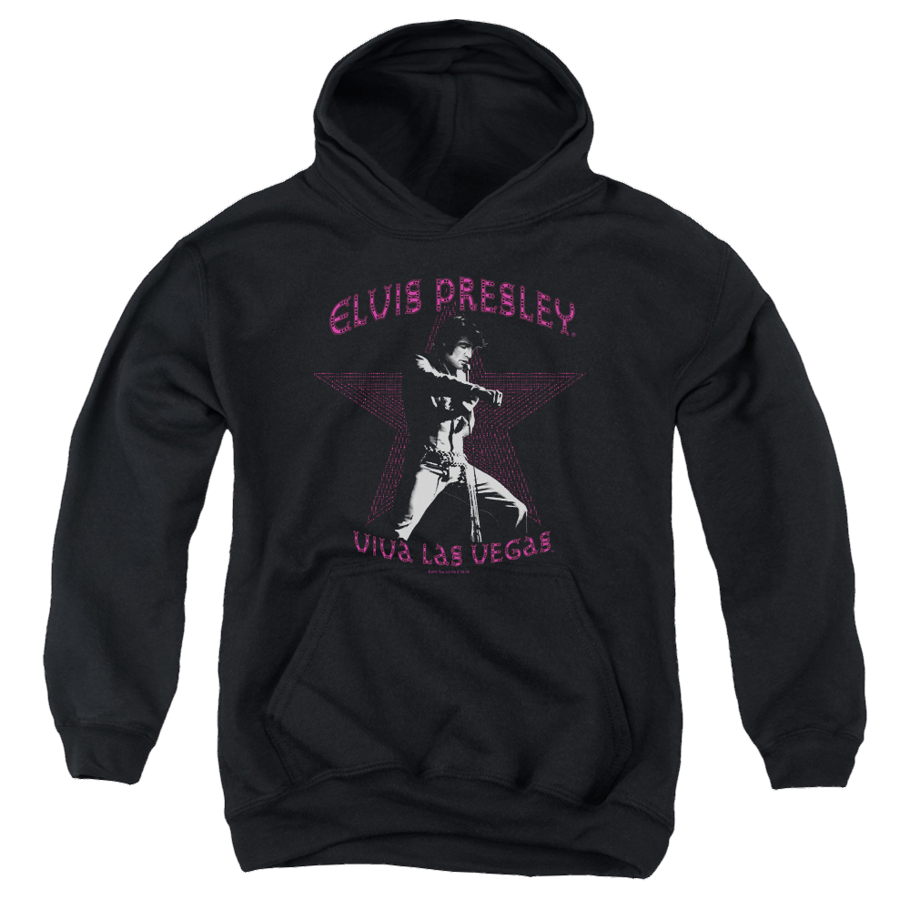 Elvis Presley Viva Las Vegas Star - Youth Hoodie (Ages 8-12) Youth Hoodie (Ages 8-12) Elvis Presley