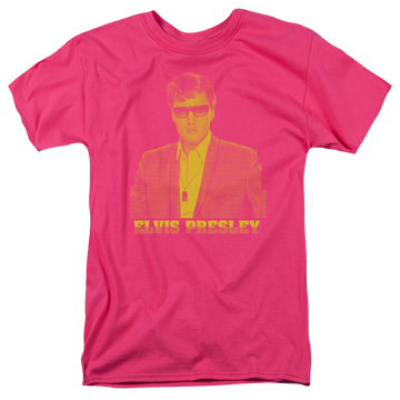 Elvis Presley Yellow Elvis - Men's Regular Fit T-Shirt Men's Regular Fit T-Shirt Elvis Presley
