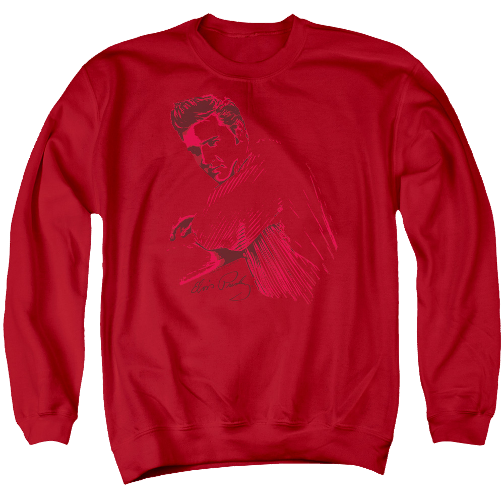 Elvis Presley On The Range - Men's Crewneck Sweatshirt Men's Crewneck Sweatshirt Elvis Presley