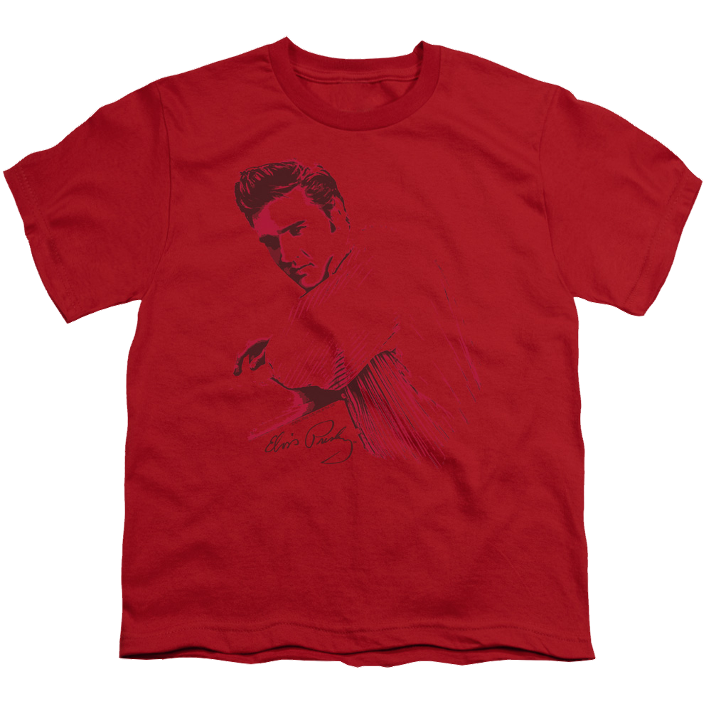 Elvis Presley On The Range - Youth T-Shirt (Ages 8-12) Youth T-Shirt (Ages 8-12) Elvis Presley