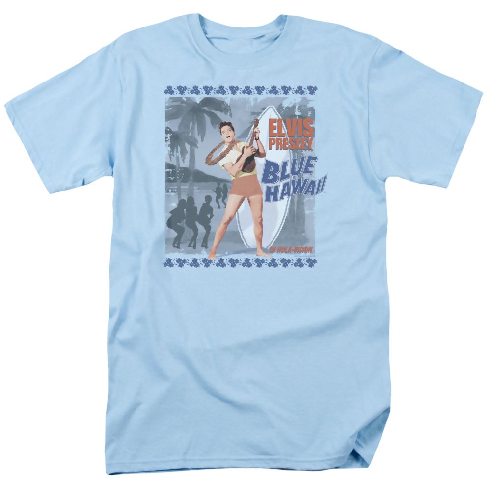 Elvis Presley Blue Hawaii Poster - Men's Regular Fit T-Shirt Men's Regular Fit T-Shirt Elvis Presley