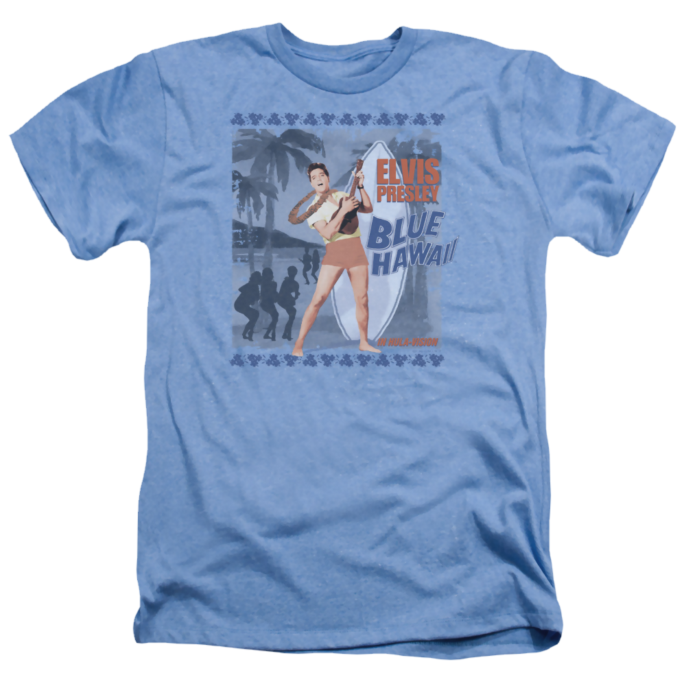 Elvis Presley Blue Hawaii Poster - Men's Heather T-Shirt Men's Heather T-Shirt Elvis Presley
