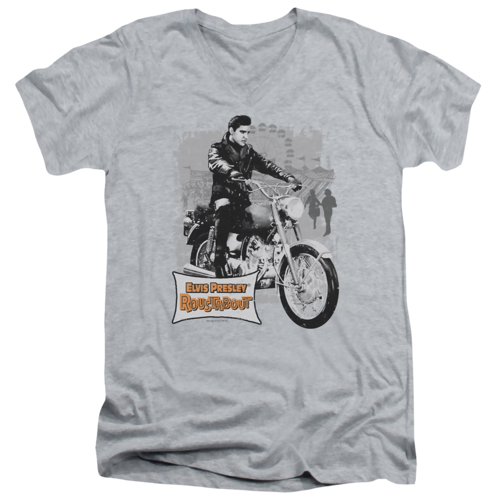 Elvis Presley Roustabout Poster - Men's V-Neck T-Shirt Men's V-Neck T-Shirt Elvis Presley