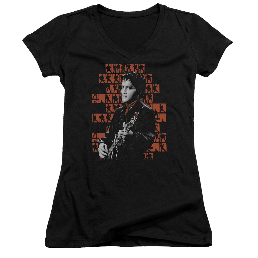 Elvis Presley 1968 - Juniors V-Neck T-Shirt Juniors V-Neck T-Shirt Elvis Presley