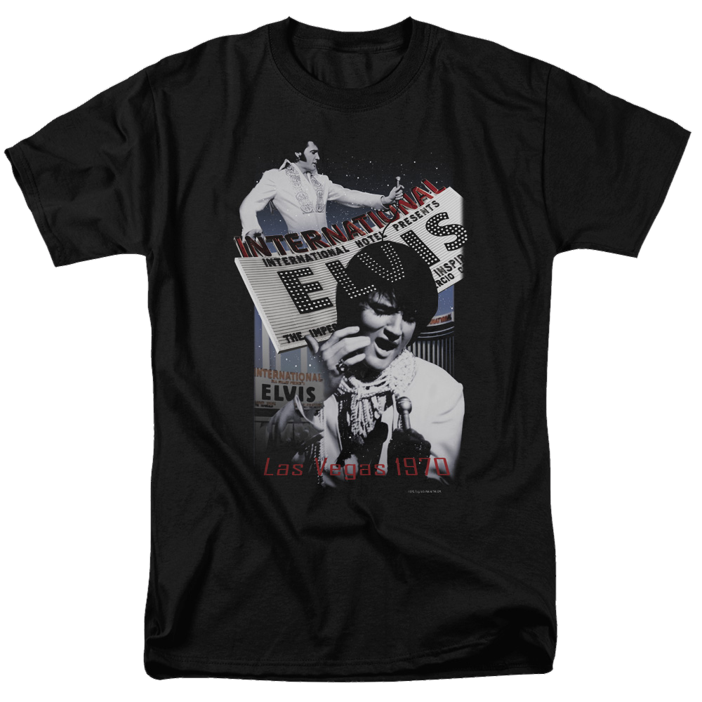 Elvis Presley International Hotel - Men's Regular Fit T-Shirt Men's Regular Fit T-Shirt Elvis Presley