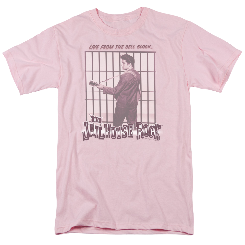 Elvis Presley Cell Block Rock - Men's Regular Fit T-Shirt Men's Regular Fit T-Shirt Elvis Presley