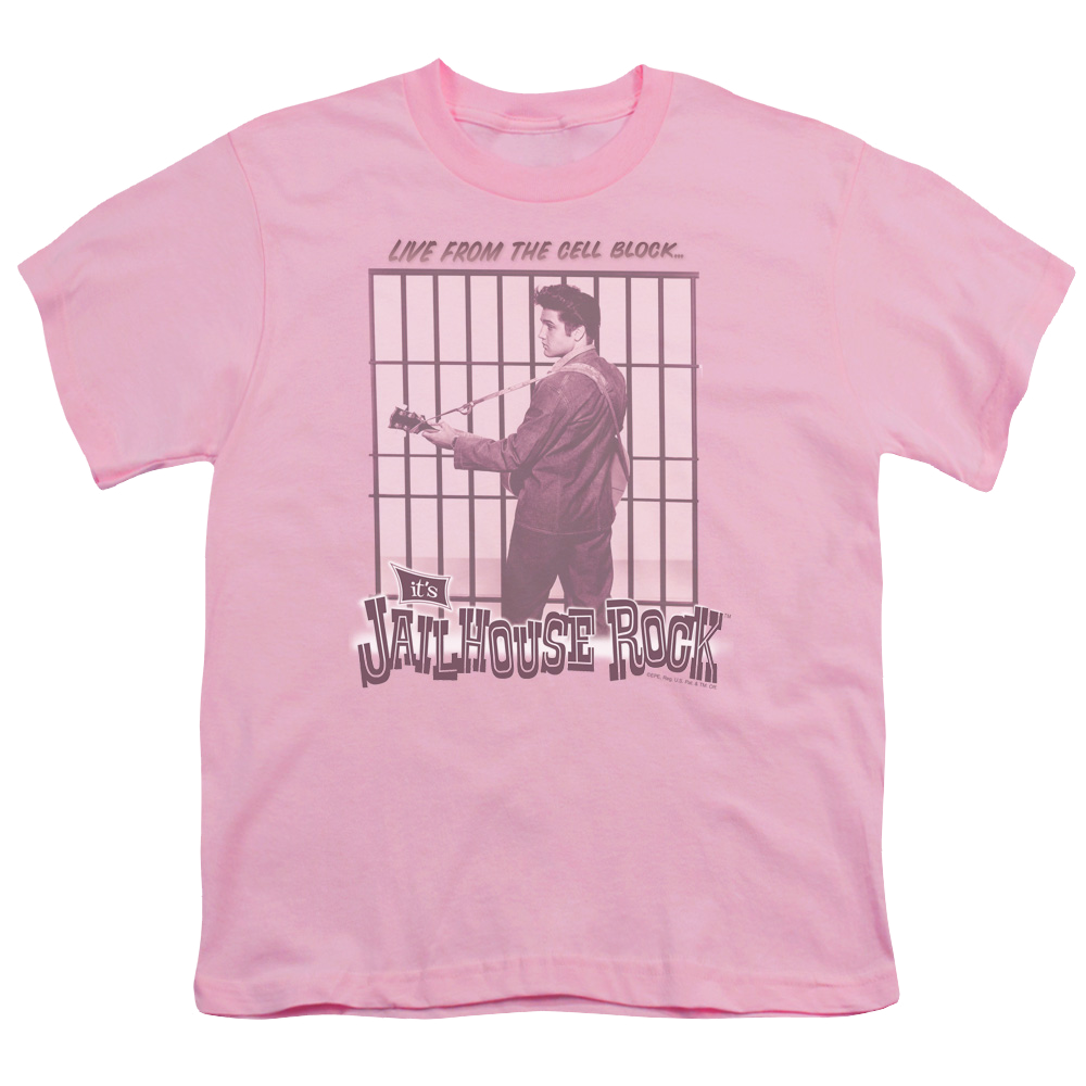 Elvis Presley Cell Block Rock - Youth T-Shirt (Ages 8-12) Youth T-Shirt (Ages 8-12) Elvis Presley