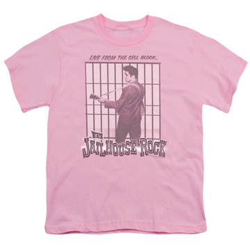 Elvis Presley Cell Block Rock - Youth T-Shirt (Ages 8-12) Youth T-Shirt (Ages 8-12) Elvis Presley