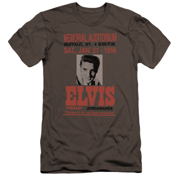 Elvis Buffalo 1956 Premium Adult Slim Fit T-Shirt Men's Premium Slim Fit T-Shirt Elvis Presley